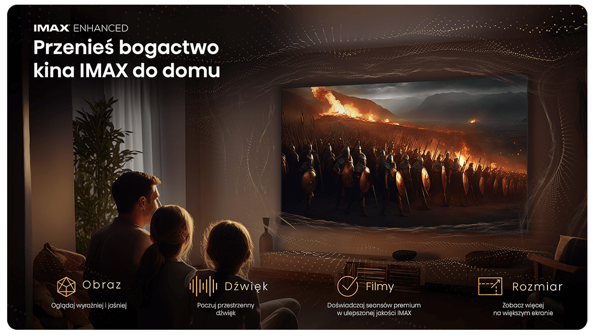 przenieś bogactwo kina IMAX do domu