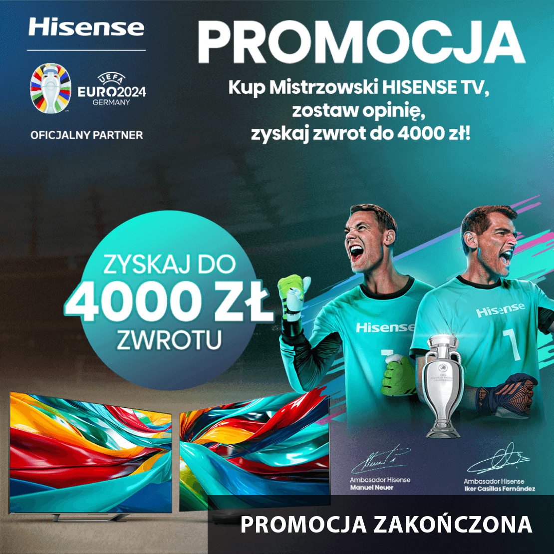 Promocja Hisense Cashback AllStar